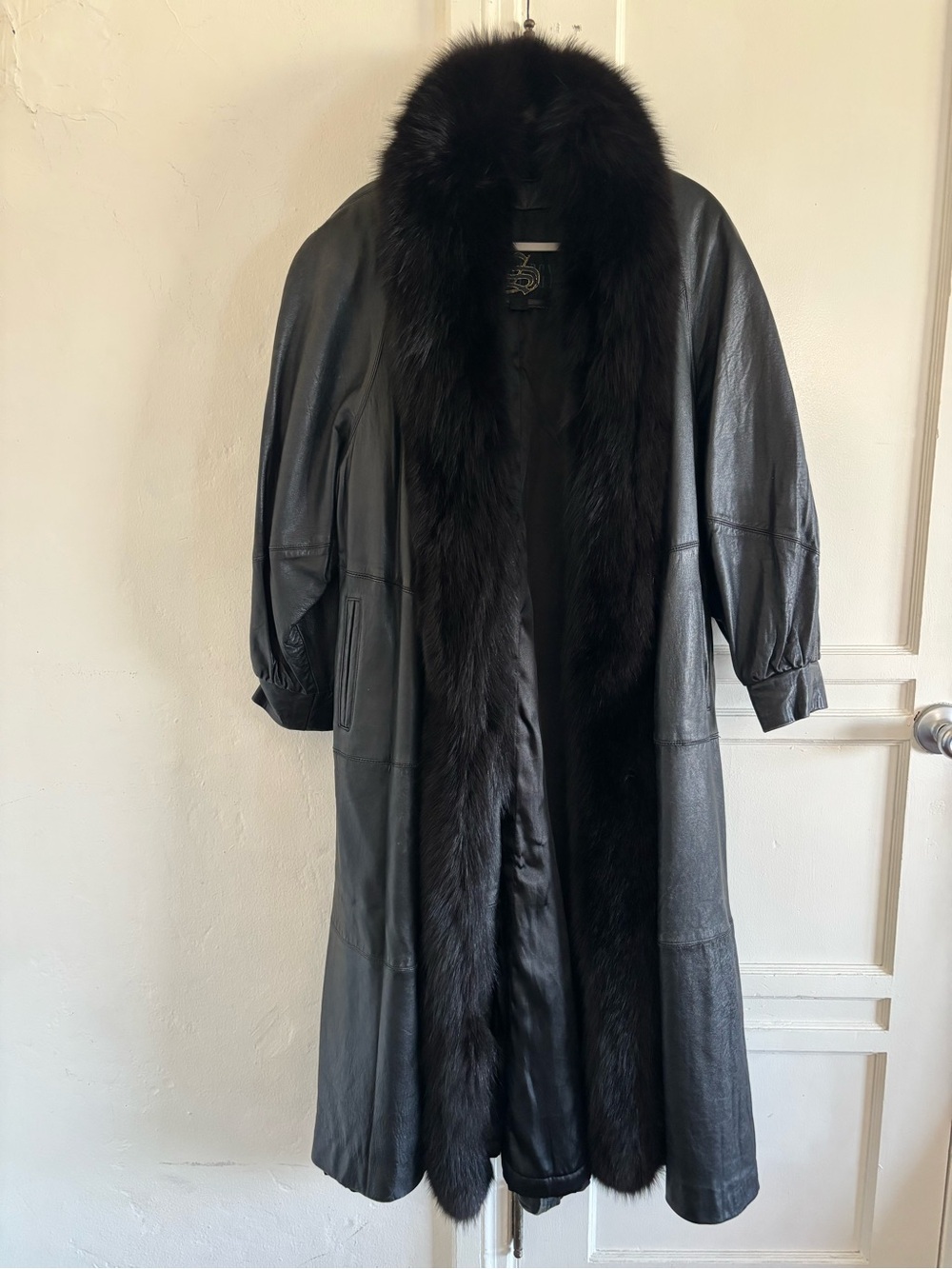 Vintage Synergy Fur & Leather Coat